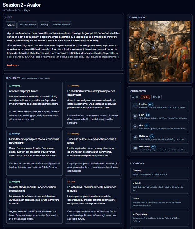 VoLog visual illustrating the new audio to session workflow