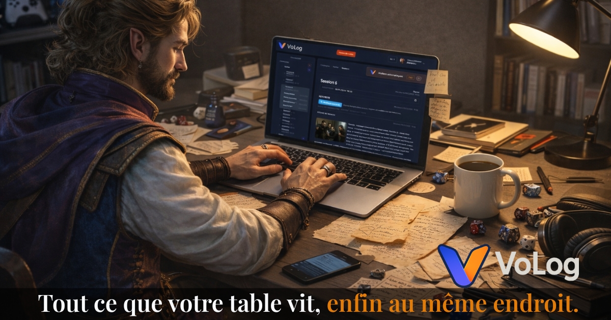 Aperçu des notes de session VoLog